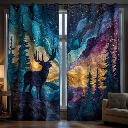 Aurora Borealis Quilted Curtains GFTOTP16082