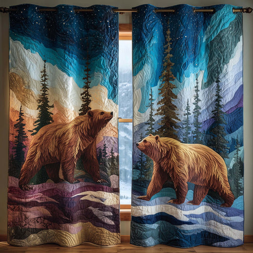 Aurora Borealis Quilted Curtains GFTOTP16083
