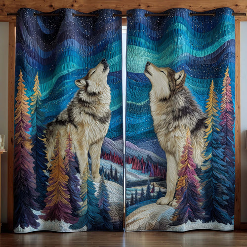 Aurora Borealis Quilted Curtains GFTOTP16084