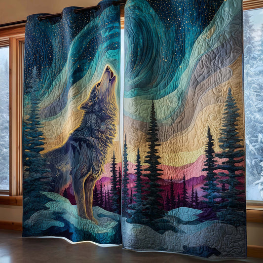 Aurora Borealis Quilted Curtains GFTOTP16085