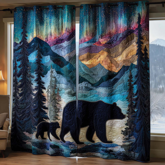 Aurora Borealis Quilted Curtains GFTOTP16087