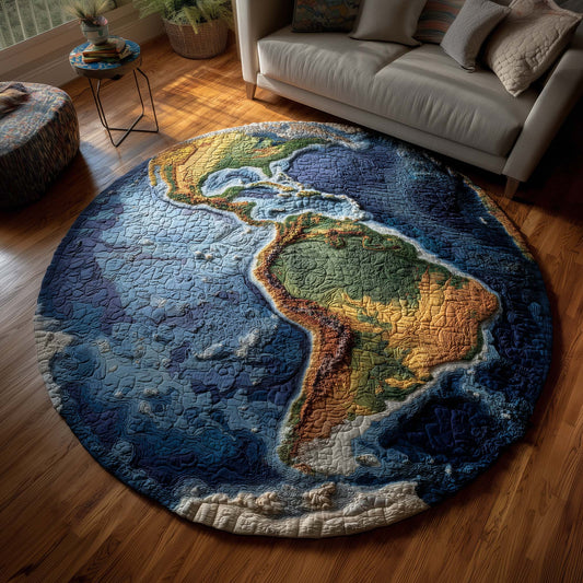 Earthbound Grace Quilted Round Mat GFTOTP16092
