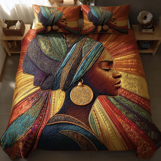 Rich Radiance 3-Piece Quilted Bedding Set GFTOTP16126