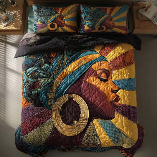 Rich Radiance 3-Piece Quilted Bedding Set GFTOTP16127