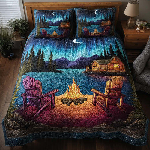 Midnight Harmony 3-Piece Quilted Bedding Set GFTOTP16128