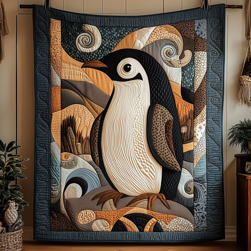 Mystique Penguin Quilted Blanket GFTOTP1612