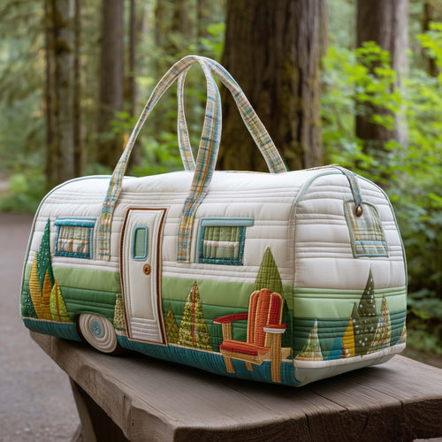 Vintage Camper Quilted Duffle Bag GFTOTP16161