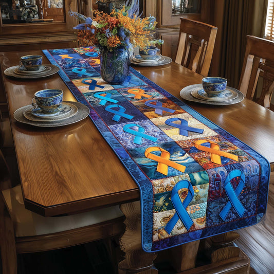 Courage Ribbon Quilted Table Runner GFTOTP16192