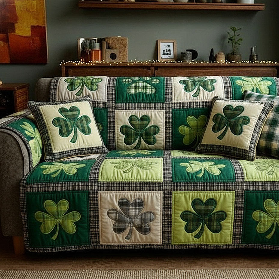 Irish Blessing Quilted Sofa Cover GFTOTP16229