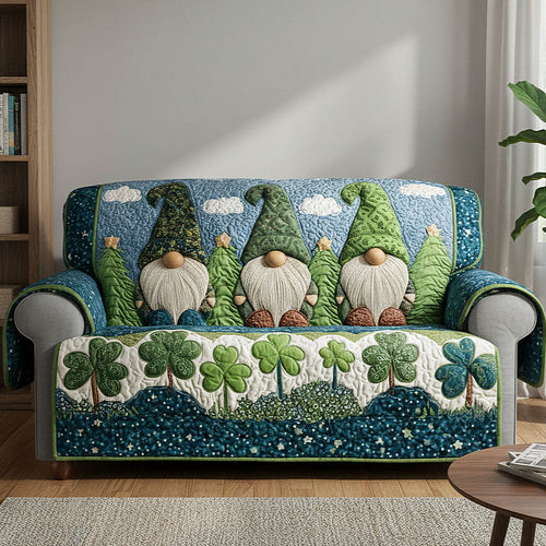 Lucky Gnome Quilted Sofa Cover GFTOTP16232