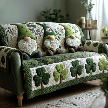 Lucky Gnome Quilted Sofa Cover GFTOTP16238