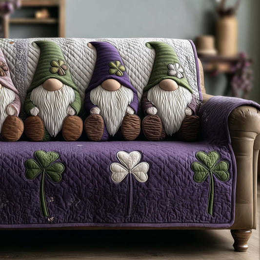 Lucky Gnome Quilted Sofa Cover GFTOTP16239