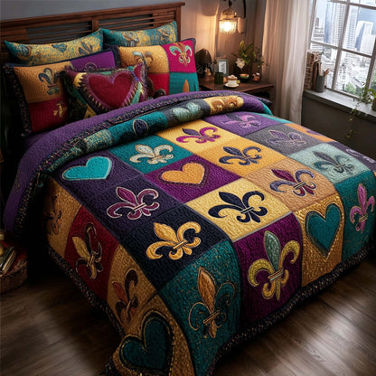Carnival Royale 3-Piece Quilted Bedding Set GFTOTP16240