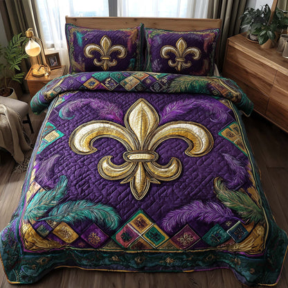 Carnival Royale 3-Piece Quilted Bedding Set GFTOTP16241