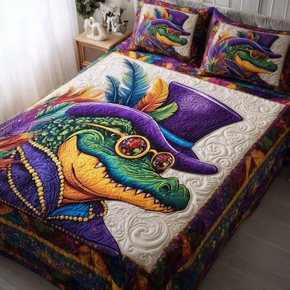 Carnival Royale 3-Piece Quilted Bedding Set GFTOTP16243