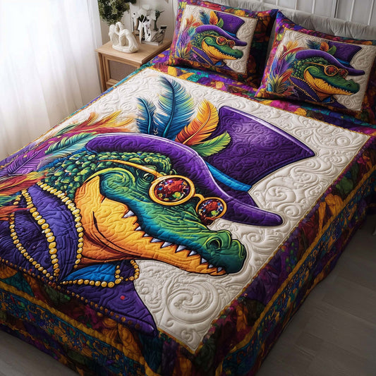 Carnival Royale 3-Piece Quilted Bedding Set GFTOTP16243