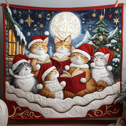 Christmas Cat Quilted Blanket GFTOTP1631