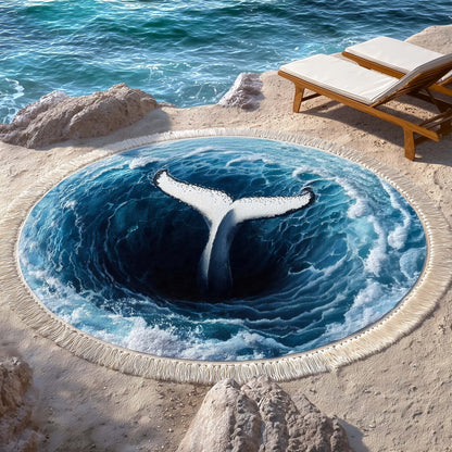 Aqua Harmony Round Beach Towel GFTOTP16332