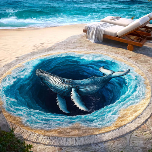 Aqua Harmony Round Beach Towel GFTOTP16333