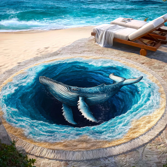 Aqua Harmony Round Beach Towel GFTOTP16333