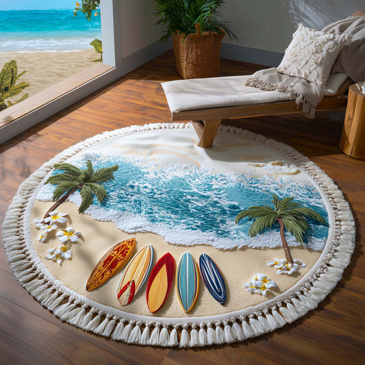 Sandy Haven Round Beach Towel GFTOTP16398