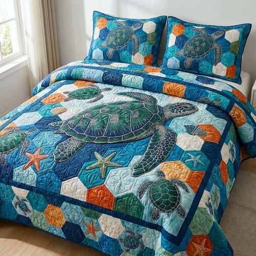 Shell Wanderer Duvet Cover Set GFTOTP16419
