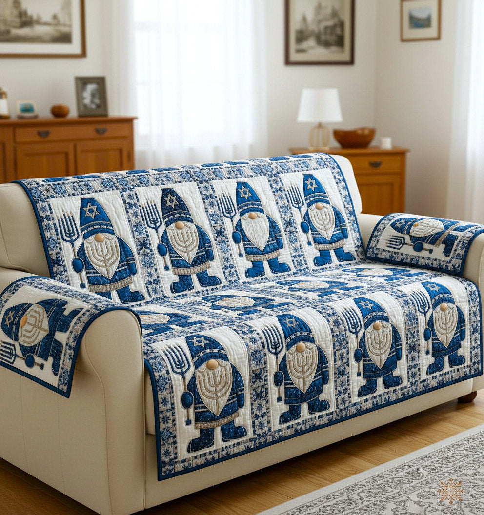 Hebrew Radiance Quilted Sofa Cover GFTOTP16421