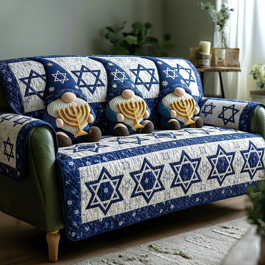 Hebrew Radiance Quilted Sofa Cover GFTOTP16422