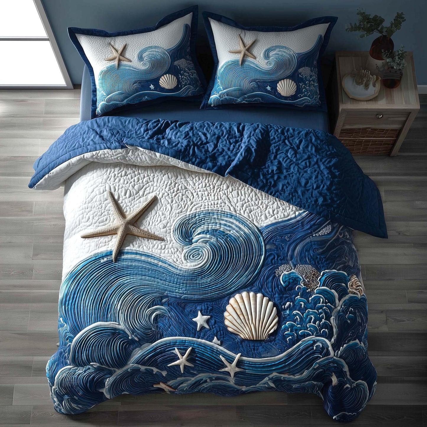 Tidal Whisper Duvet Cover Set GFTOTP16442