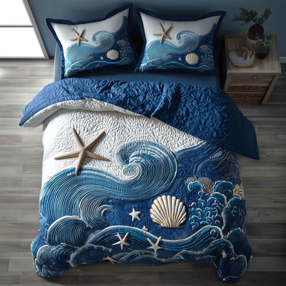 Tidal Whisper Duvet Cover Set GFTOTP16442