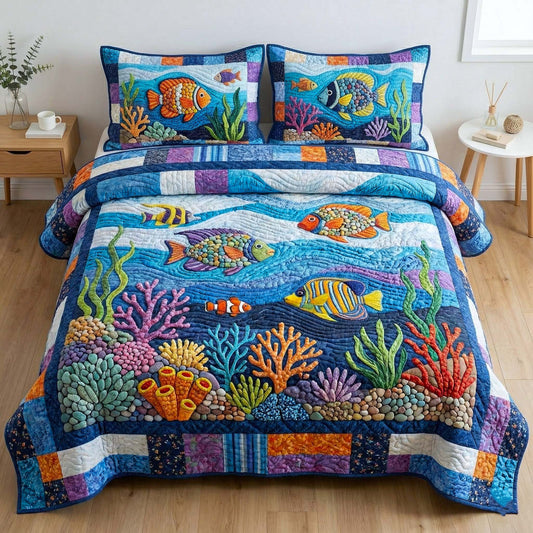 Tidal Whisper Duvet Cover Set GFTOTP16447
