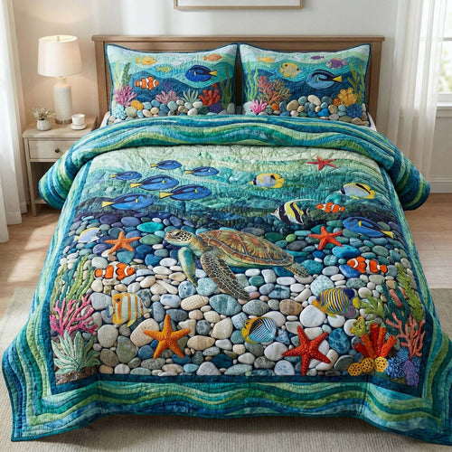 Tidal Whisper Duvet Cover Set GFTOTP16448
