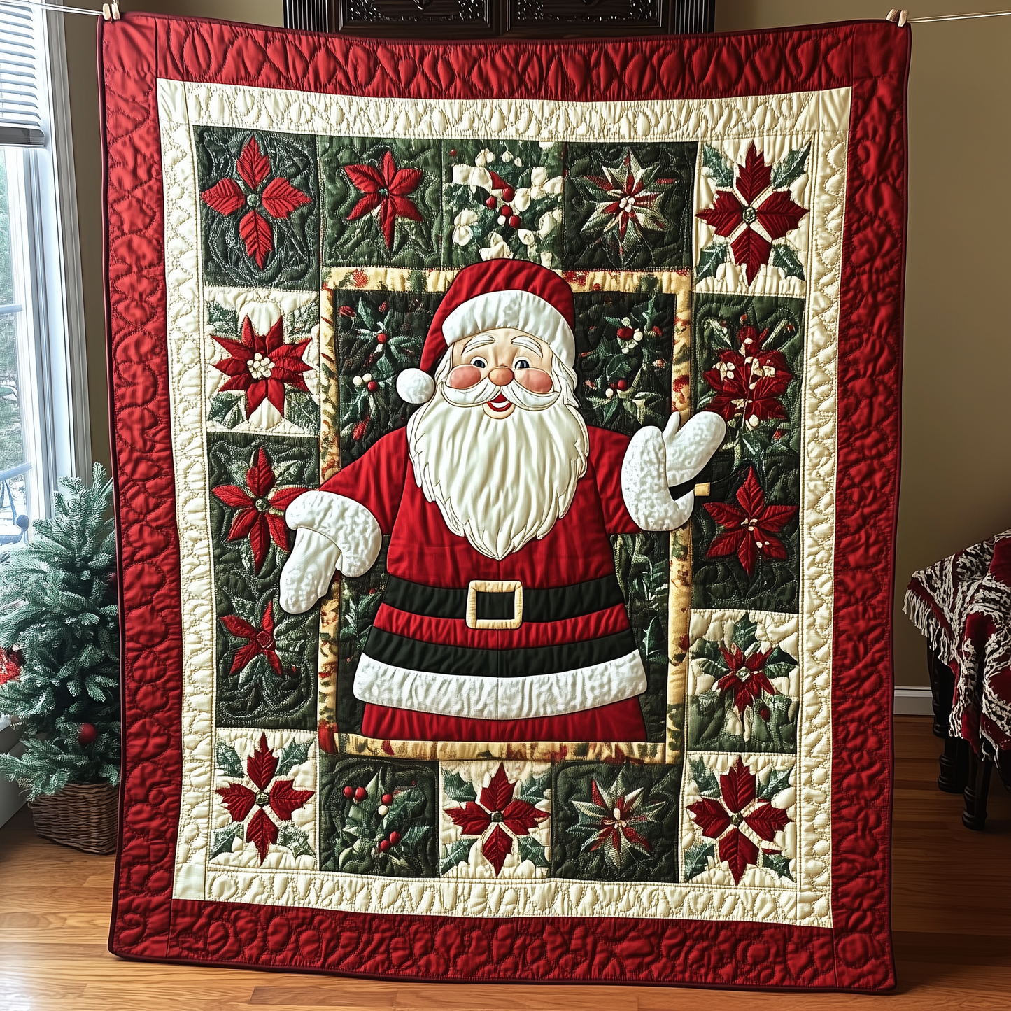 Santa Claus Quilted Blanket GFTOTP1644