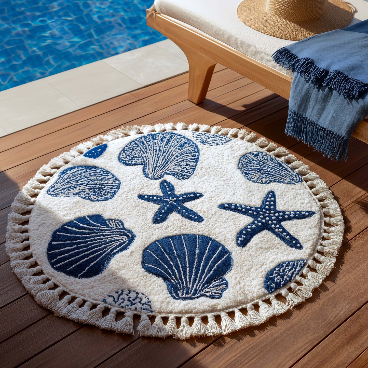 Shell Serenity Round Beach Towel GFTOTP16452