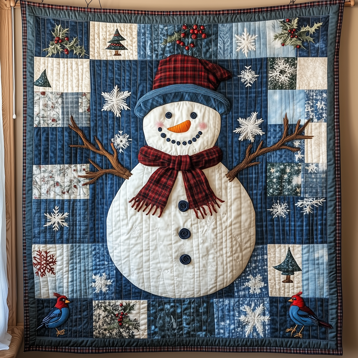 Festive Snowman Quilted Blanket GFTOTP1651