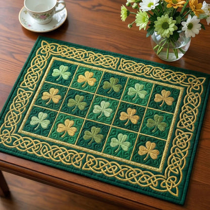 Irish Shamrock Quilted Placemat GFTOTP16563