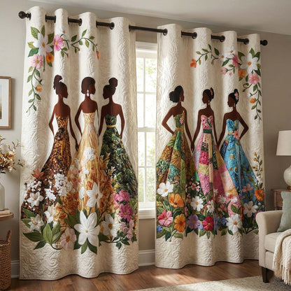 Rich Radiance Quilted Curtains GFTOTP16579