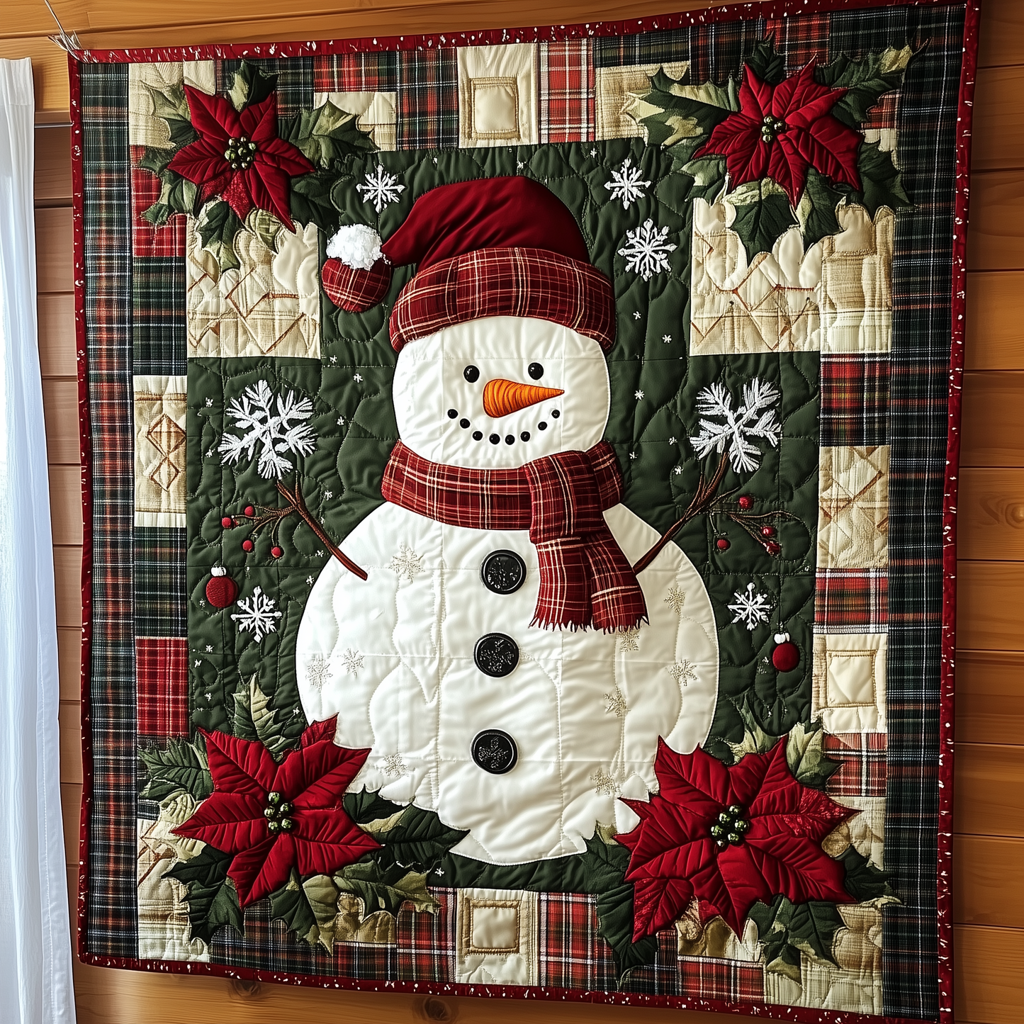 Festive Snowman Quilted Blanket GFTOTP1657