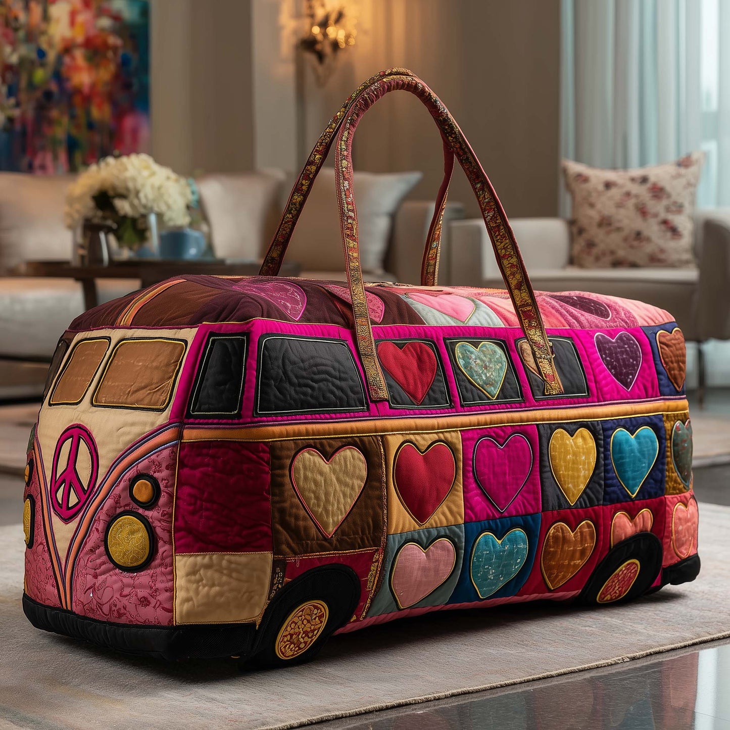 Sweet Journey Quilted Duffle Bag GFTOTP16637