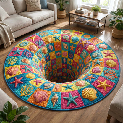 Shoreline Gems Quilted Round Mat GFTOTP16649