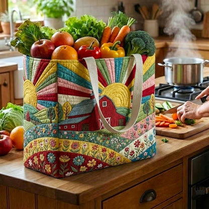 Golden Pastures Quilted Shopping Bag GFTOTP16670