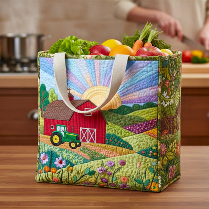 Golden Pastures Quilted Shopping Bag GFTOTP16672