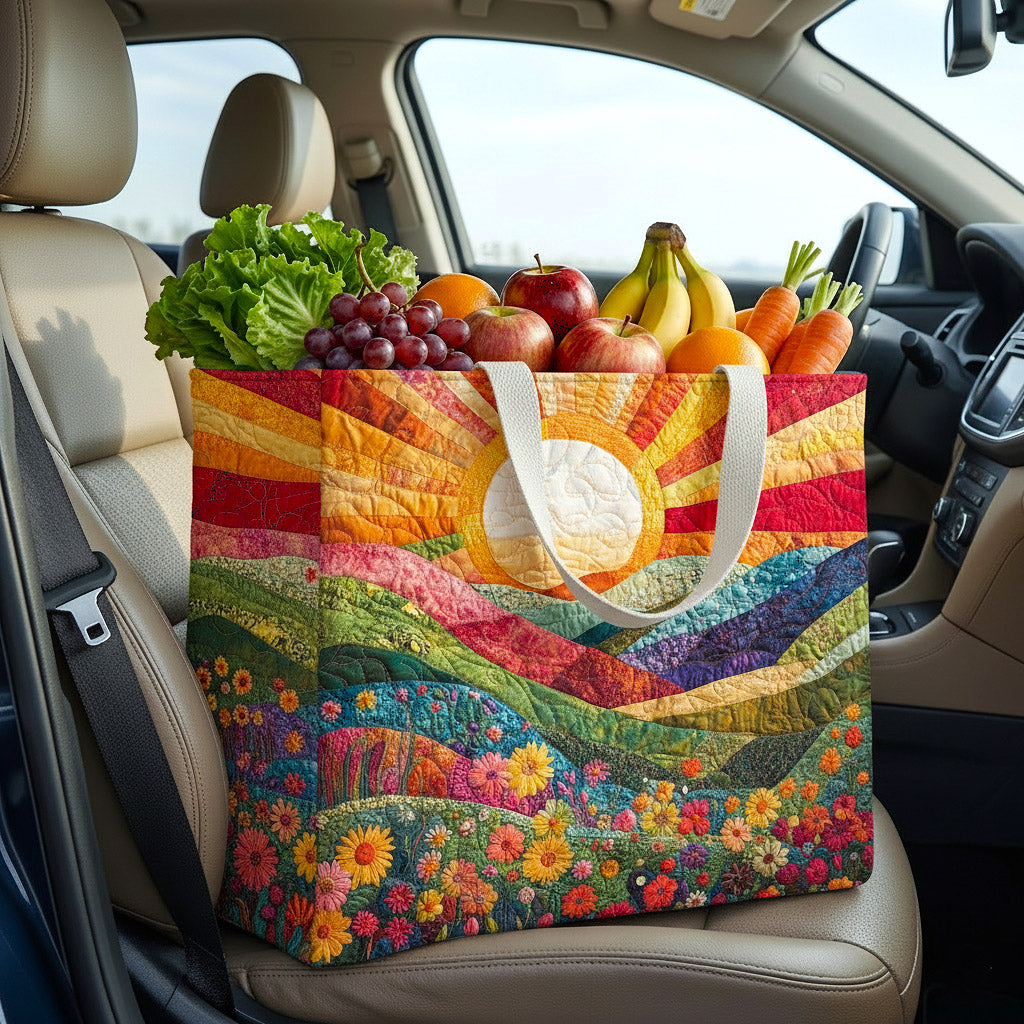 Golden Pastures Quilted Shopping Bag GFTOTP16673