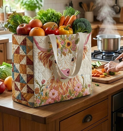 Fluffy Moo Quilted Shopping Bag GFTOTP16674
