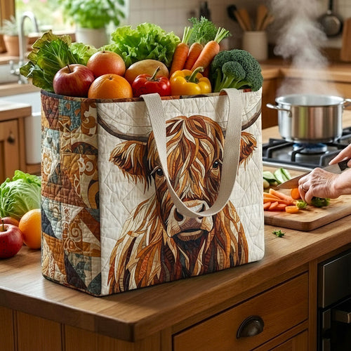 Fluffy Moo Quilted Shopping Bag GFTOTP16675