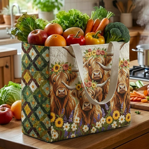 Fluffy Moo Quilted Shopping Bag GFTOTP16676