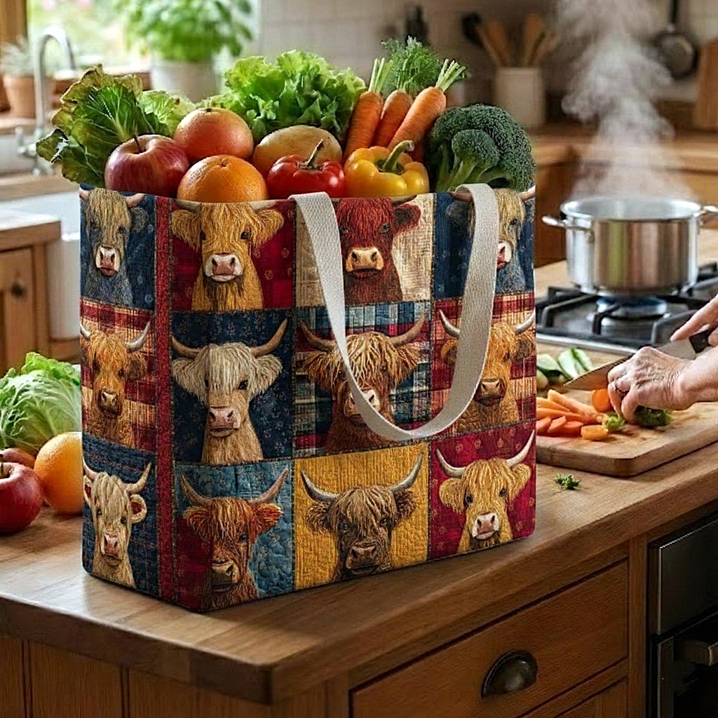 Fluffy Moo Quilted Shopping Bag GFTOTP16678
