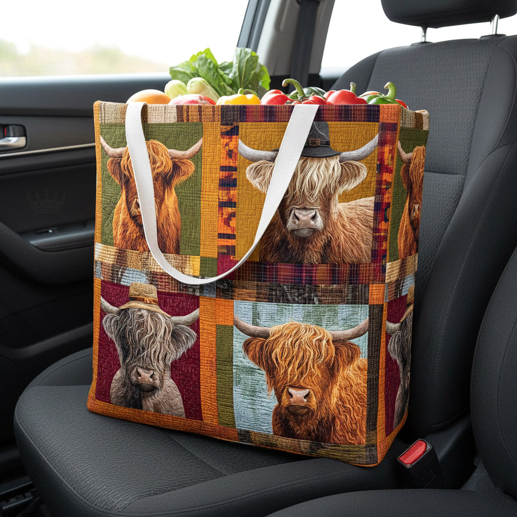 Fluffy Moo Quilted Shopping Bag GFTOTP16679