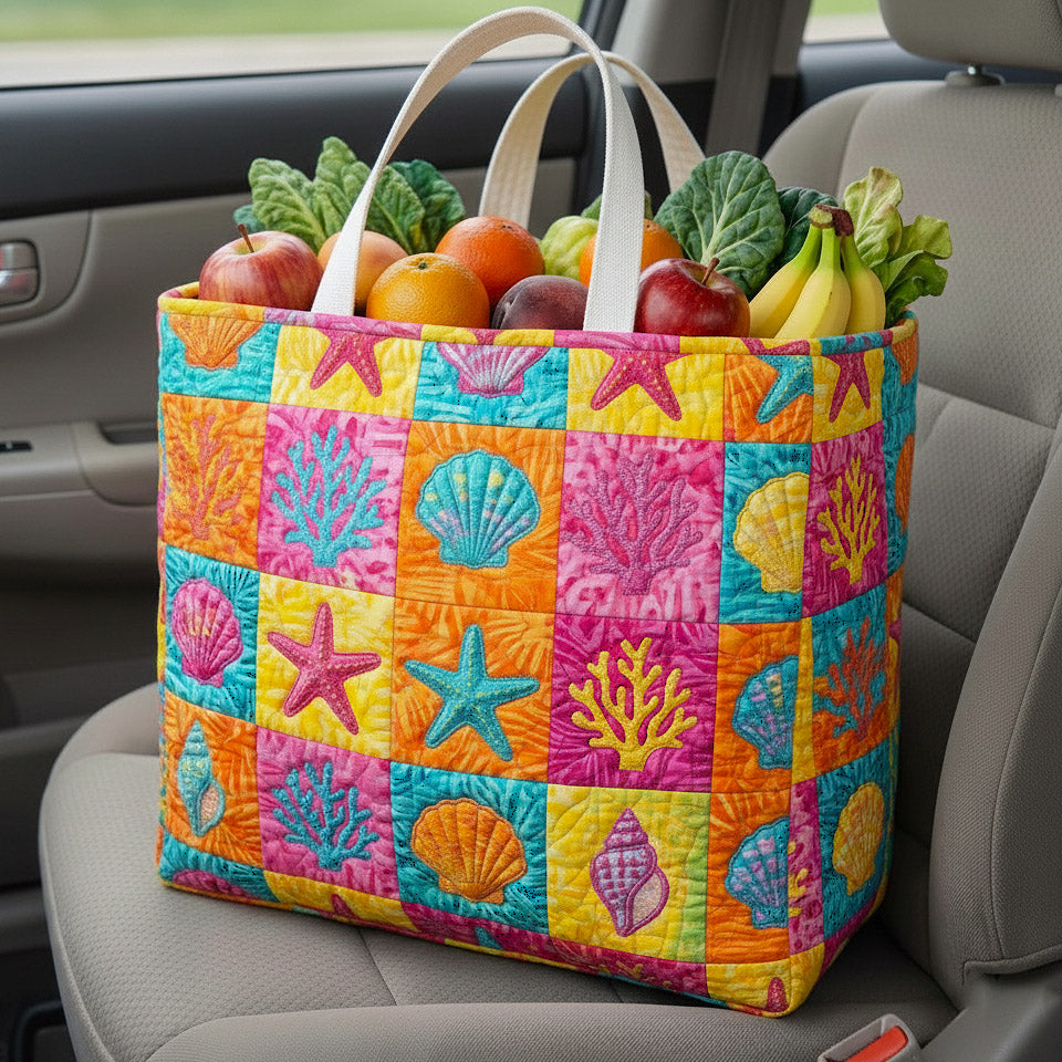 Shoreline Gems Quilted Shopping Bag GFTOTP16687