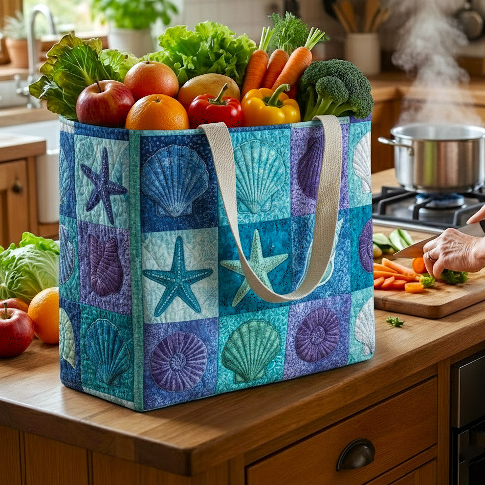 Shoreline Gems Quilted Shopping Bag GFTOTP16689